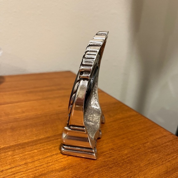 Brighton Silver Ornate table top Clock - Picture 2 of 2